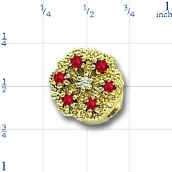 81007 Ruby Bracelet Slide 